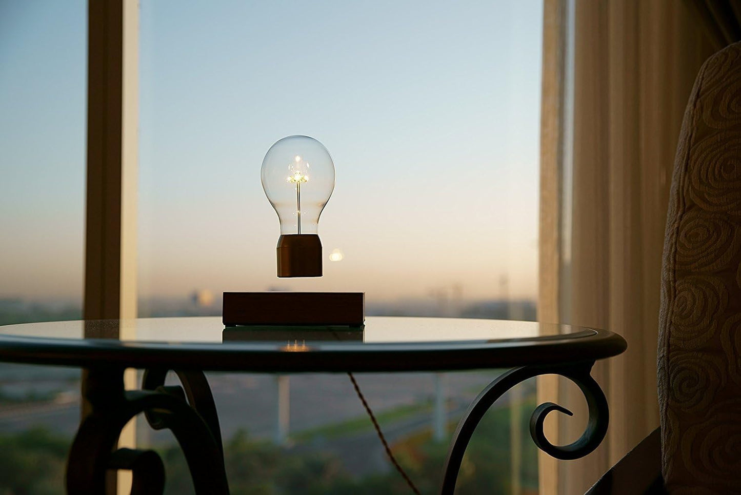 Levitating Magnetic LED Light Bulb - Floating Magic Desk Lamp