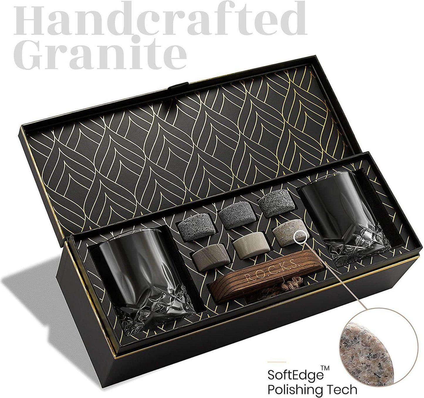 Whiskey Stones & Signature Glass