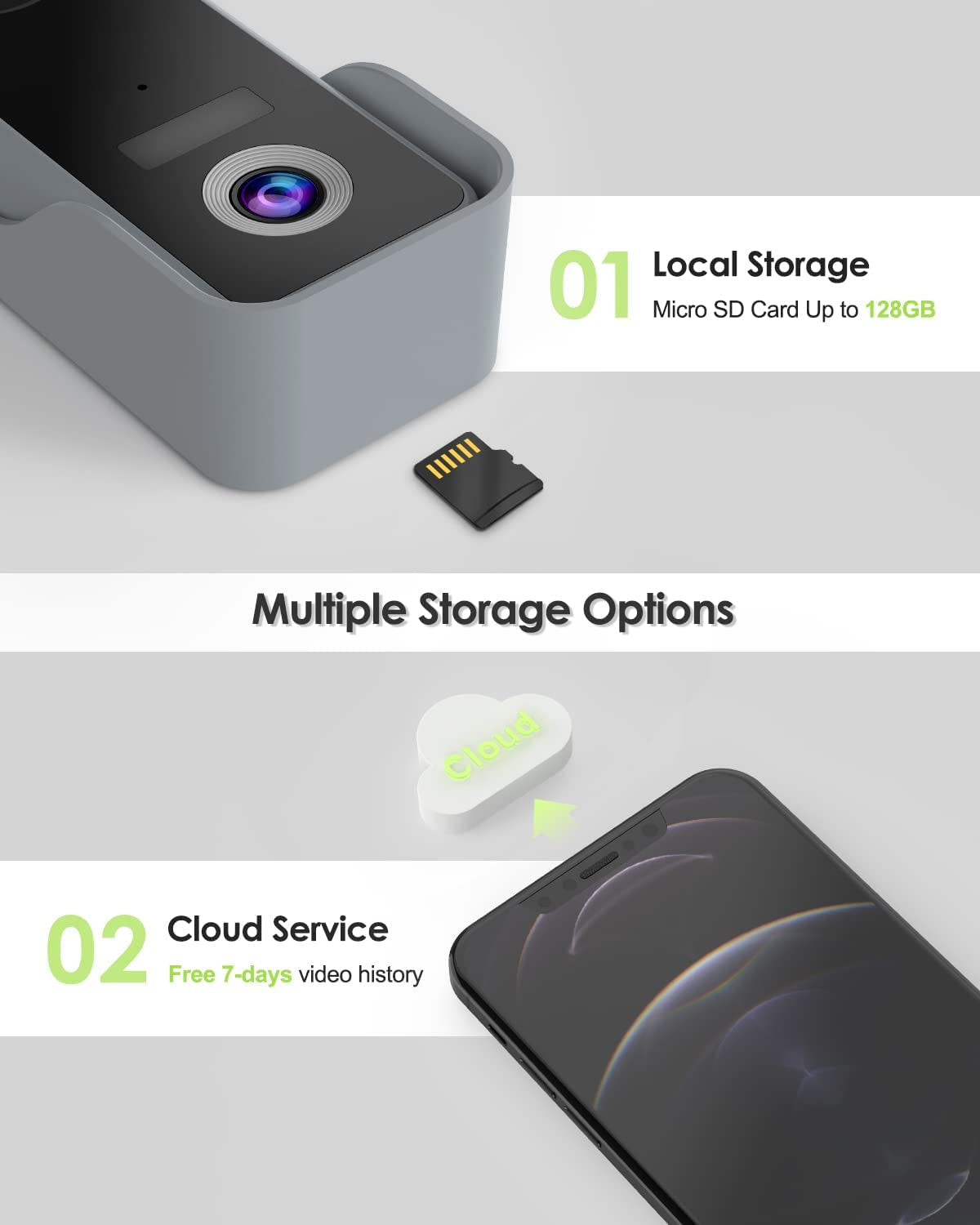 Wireless Doorbell Camera with Chime - Wifi Video Doorbell Camera