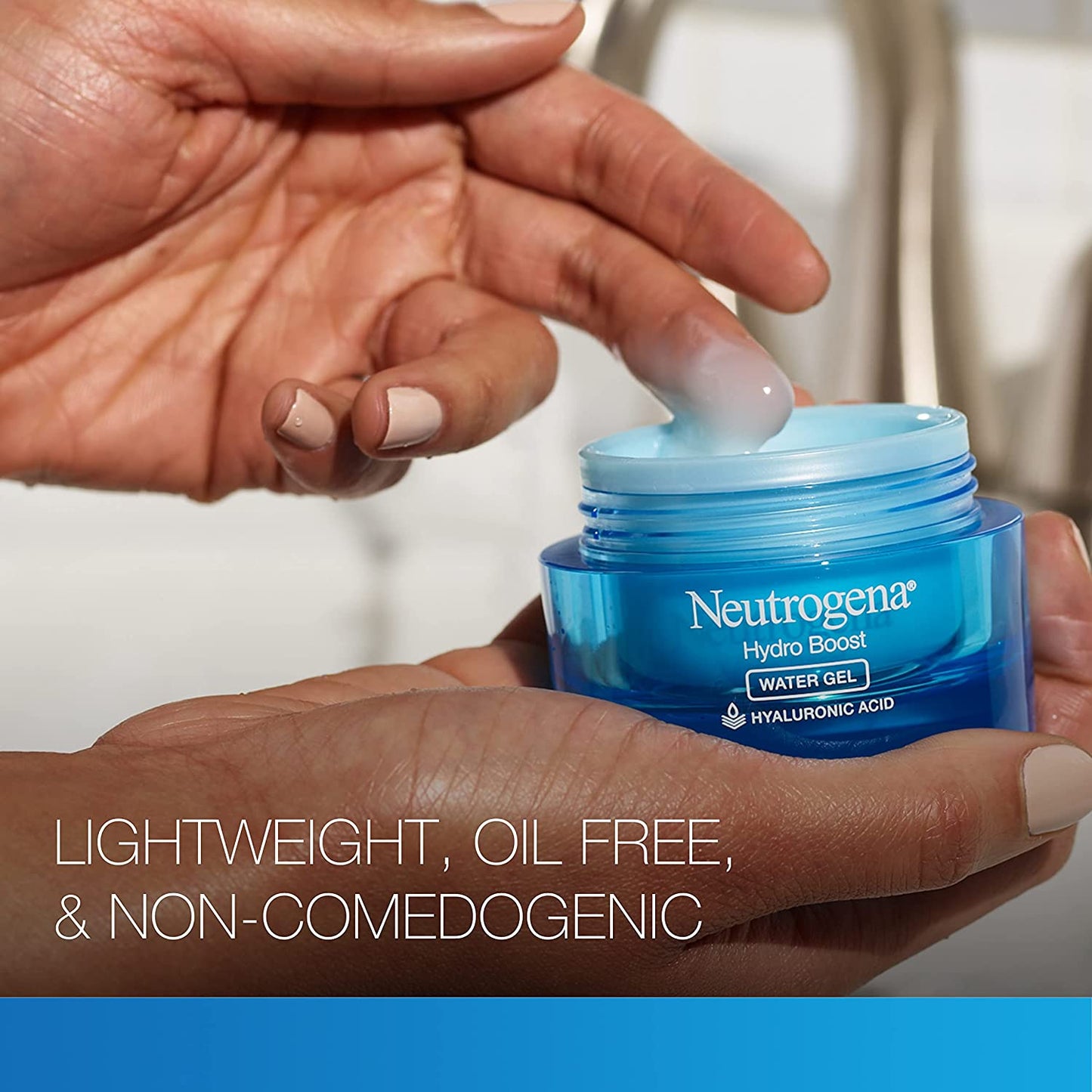 Neutrogena - Daily Face Moisturizer Hydro Boost Hyaluronic Acid Hydrating Water Gel - Oil-Free Face Lotion
