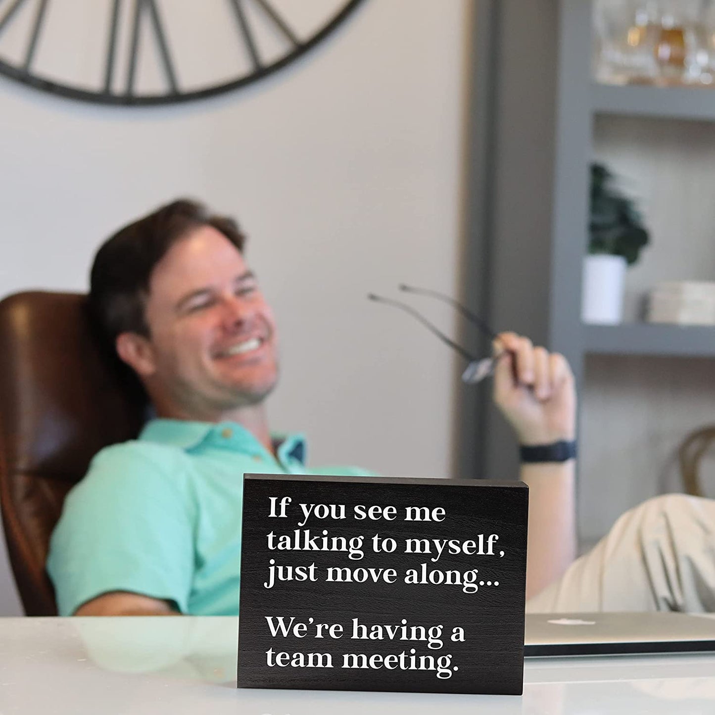 Funny Office Decor - Sign for Cubicle or Desk Decorations