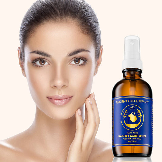 Organic Face & Body Oil - Dry Skin and Hair Care Oil Made of Olive, Lavender, Almond, Vitamin E and Grapeseed Oils
