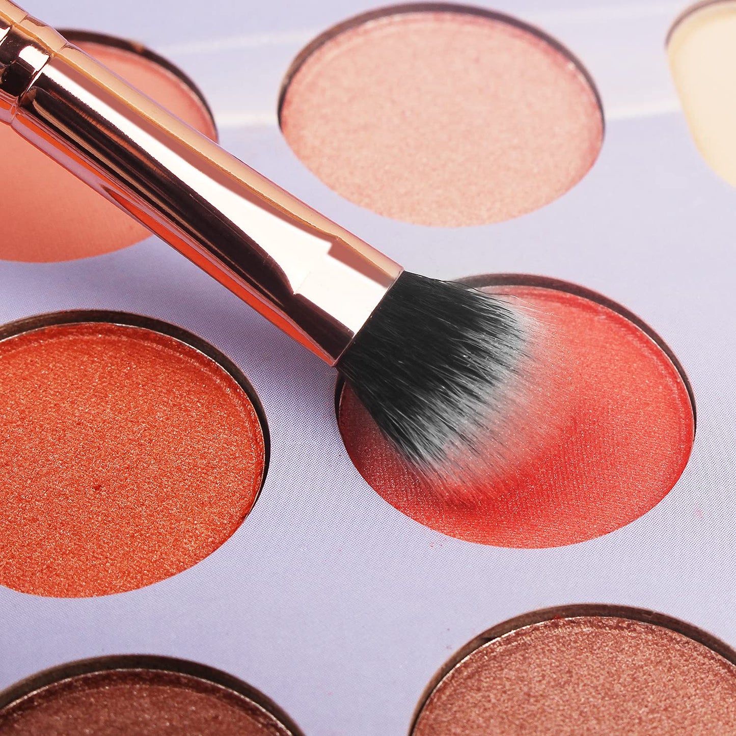 16Pcs Makeup Brushes Set with 1 Eyebrow Razor