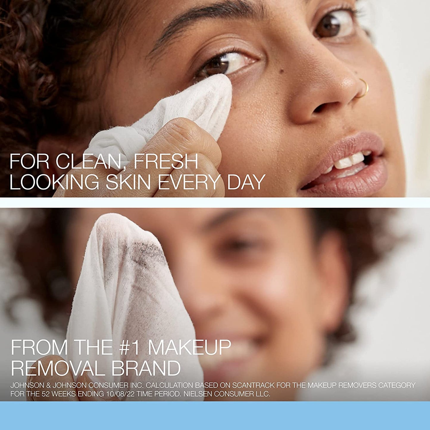Neutrogena - Makeup Remover Facial Cleansing Wipes Removes Oil/Makeup/Waterproof Mascara