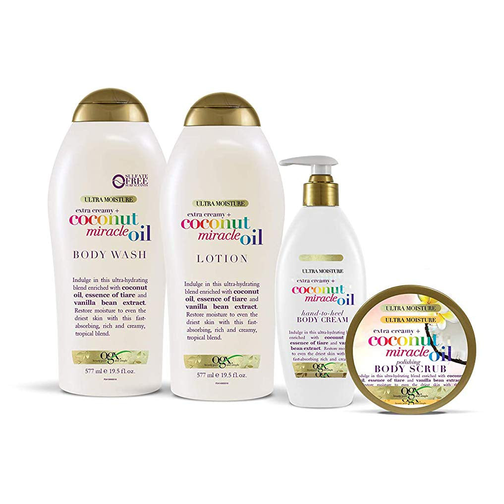 OGX Extra Creamy + Coconut Miracle Oil Ultra Moisture Body Wash