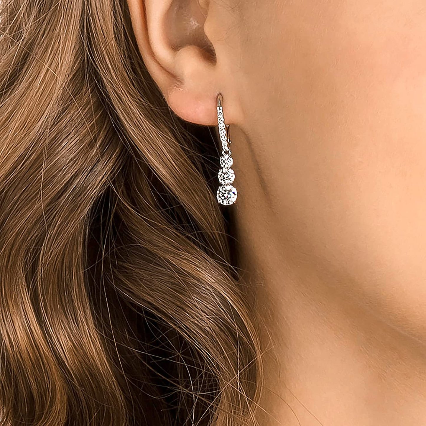 Attract Trilogy Crystal Earrings Jewelry