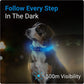 LED Light up Dog Collar - Waterproof & Rechargeable 3 Light Modes for Night Walking