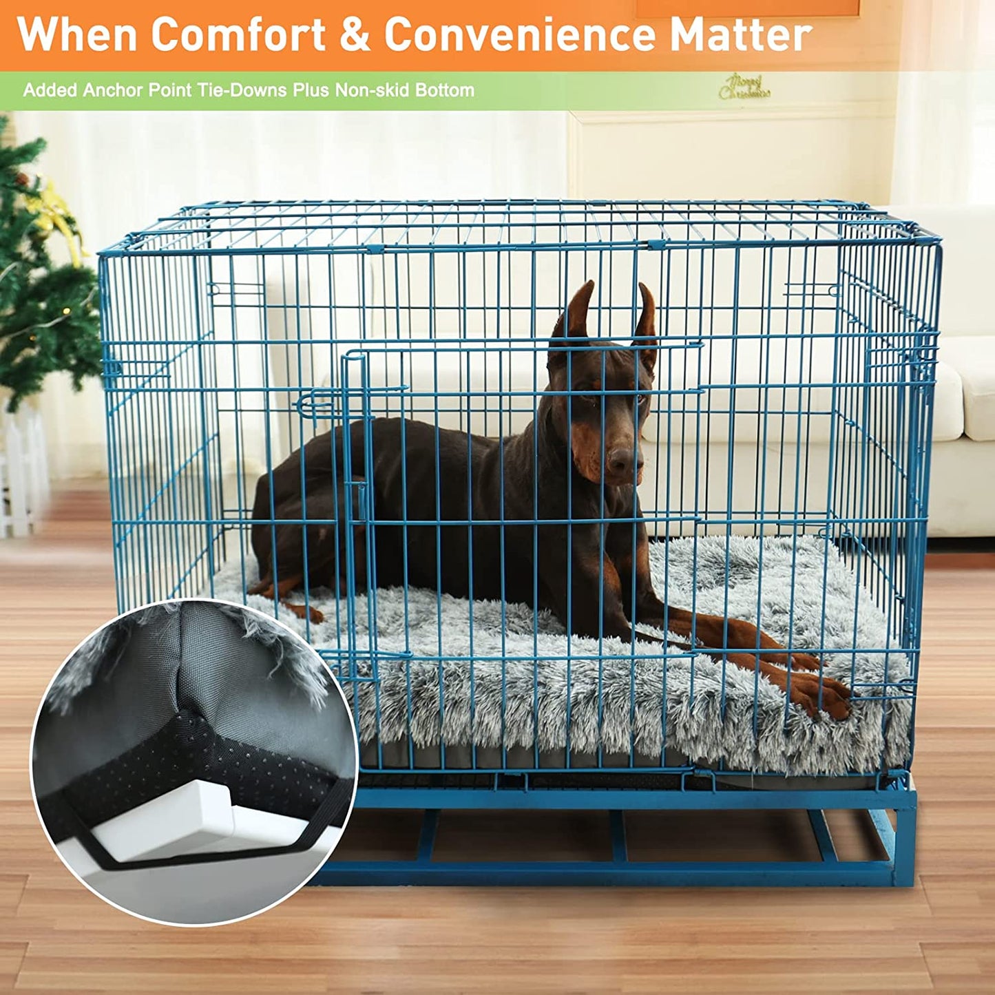 Dog Beds - Large Cozy Washable Dogs Kennel Beds