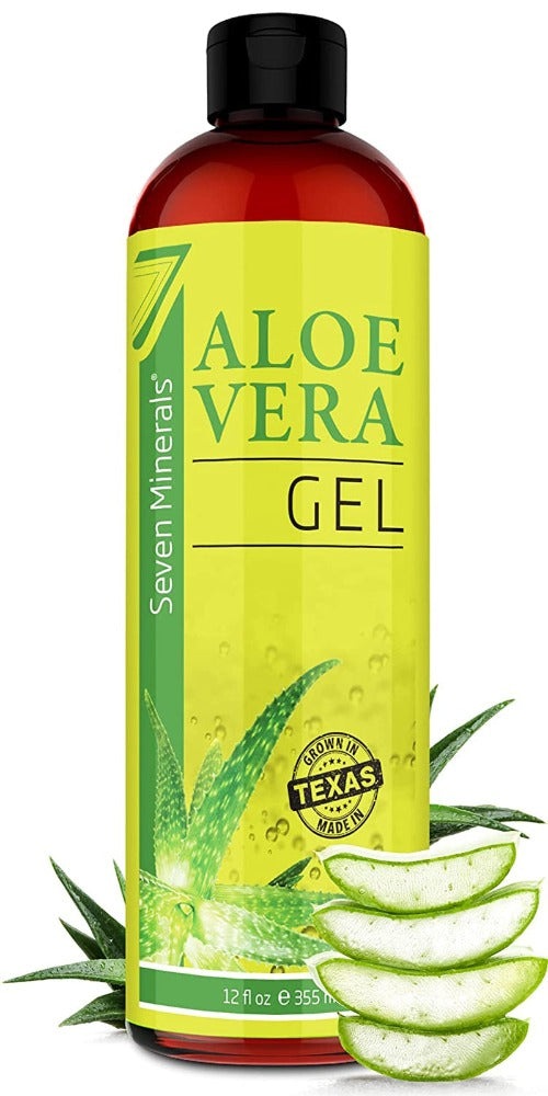 Premium Organic Aloe Vera Gel - 100% Pure Gel Unscented Formula Vegan
