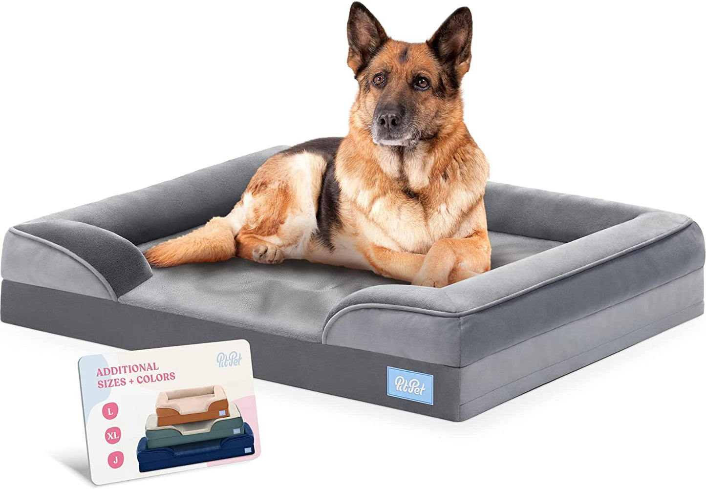 Dog Sofa Bed - Ultra Comfortable Breathable Dog Beds & Waterproof Neck Support