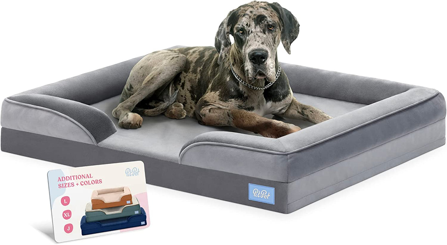 Dog Sofa Bed - Ultra Comfortable Breathable Dog Beds & Waterproof Neck Support