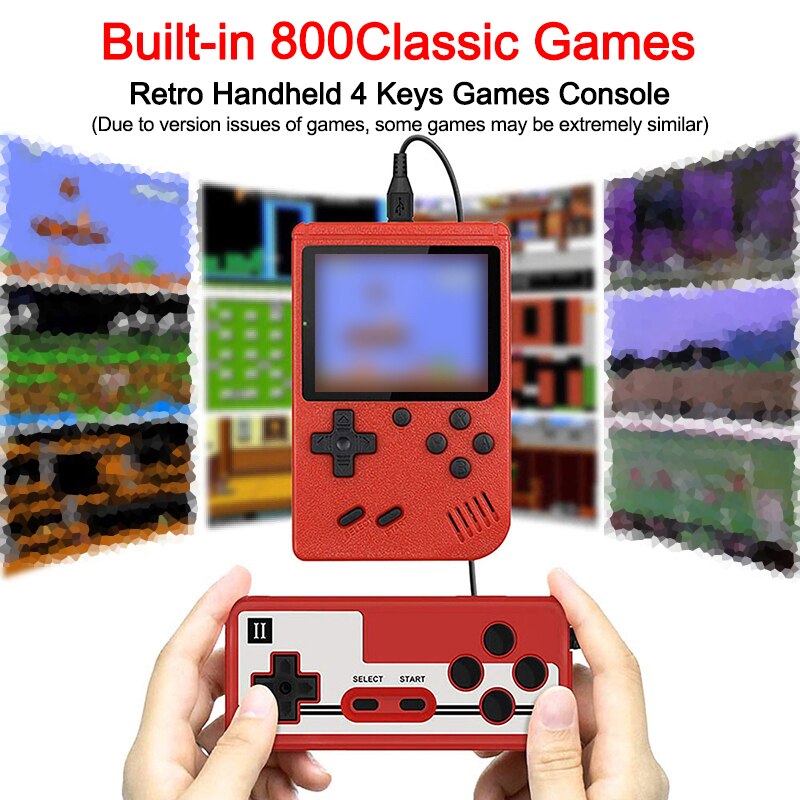 Classic Game Console With 800 Built-in Games