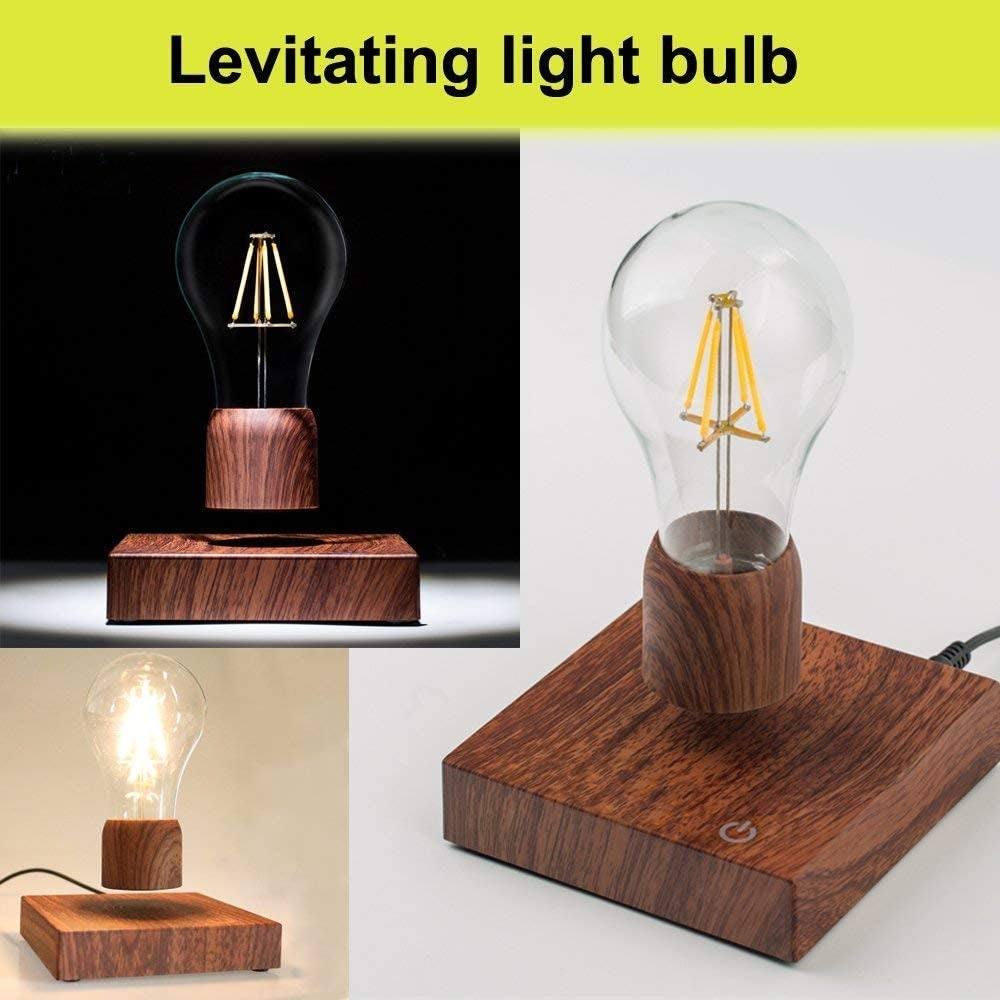 Wireless Magnetic Levitating LED Light Bulb: Unique Gift Home & Office Decor