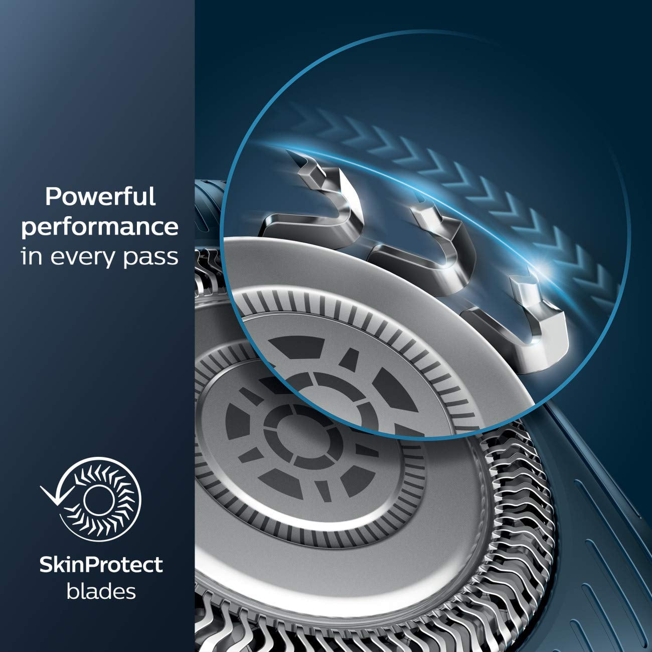 Philips Shaver - Rechargeable Wet & Dry Electric Shaver with Pop-Up Trimmer