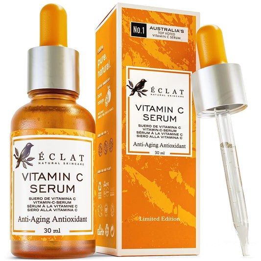 Vitamin C Face Serum - Anti Aging Facial Brightening Serum Hyaluronic Acid Pure Vitamin C Serum for Face Dark Spots