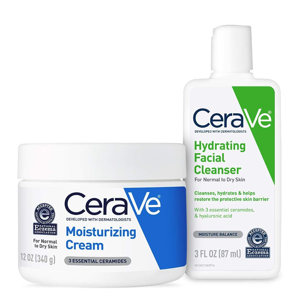 Cerave - Hydrating Moisturizing Cream Nourishing Body and Face Moisturizer for Dry Skin - Enriched with Hyaluronic Acid and Ceramides