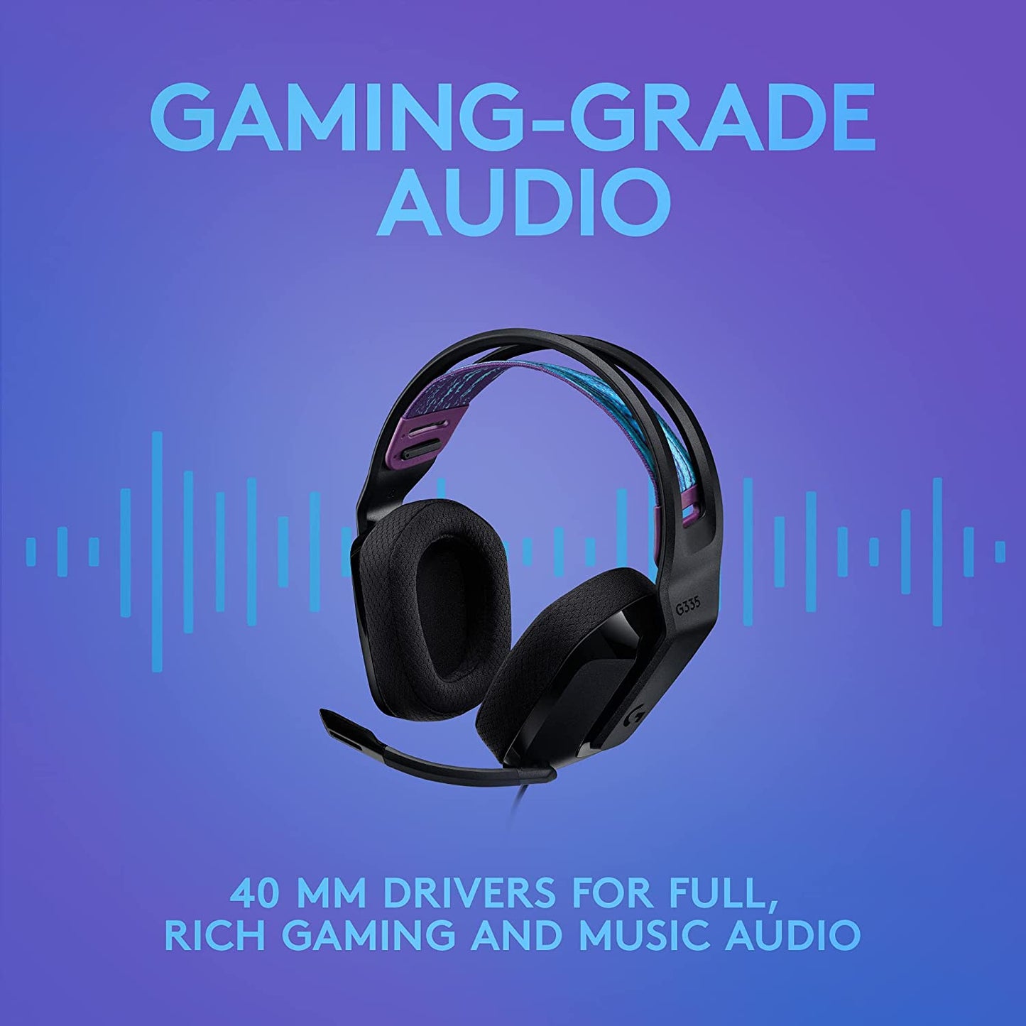 Wired Audio Jack Gaming Headset - Memory Foam Earpads Gaming Headphones PC PlayStation Xbox