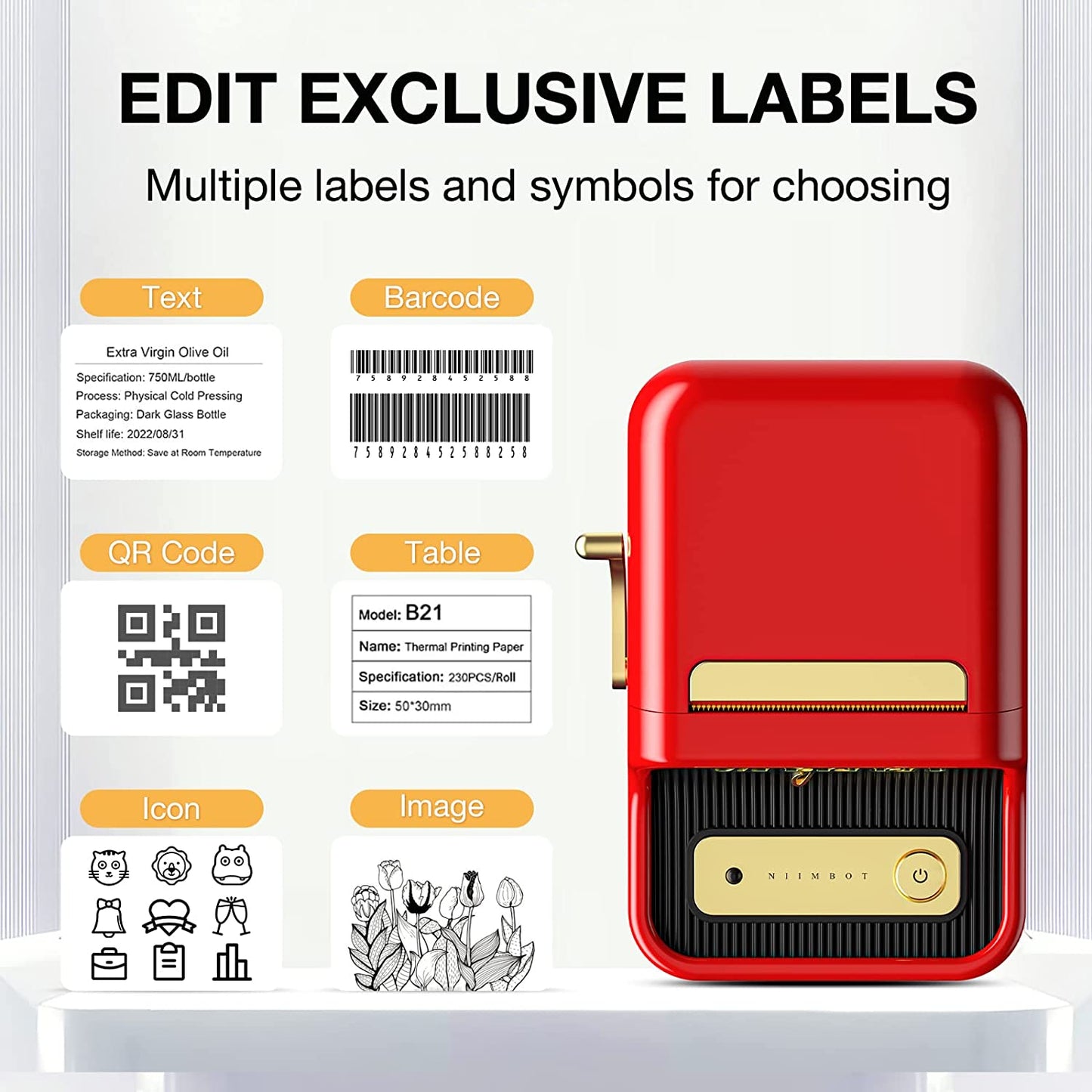 Inkless Thermal Label Maker