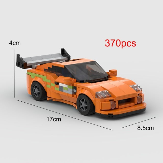 Lego Supra Sports Car Building Blocks Toys