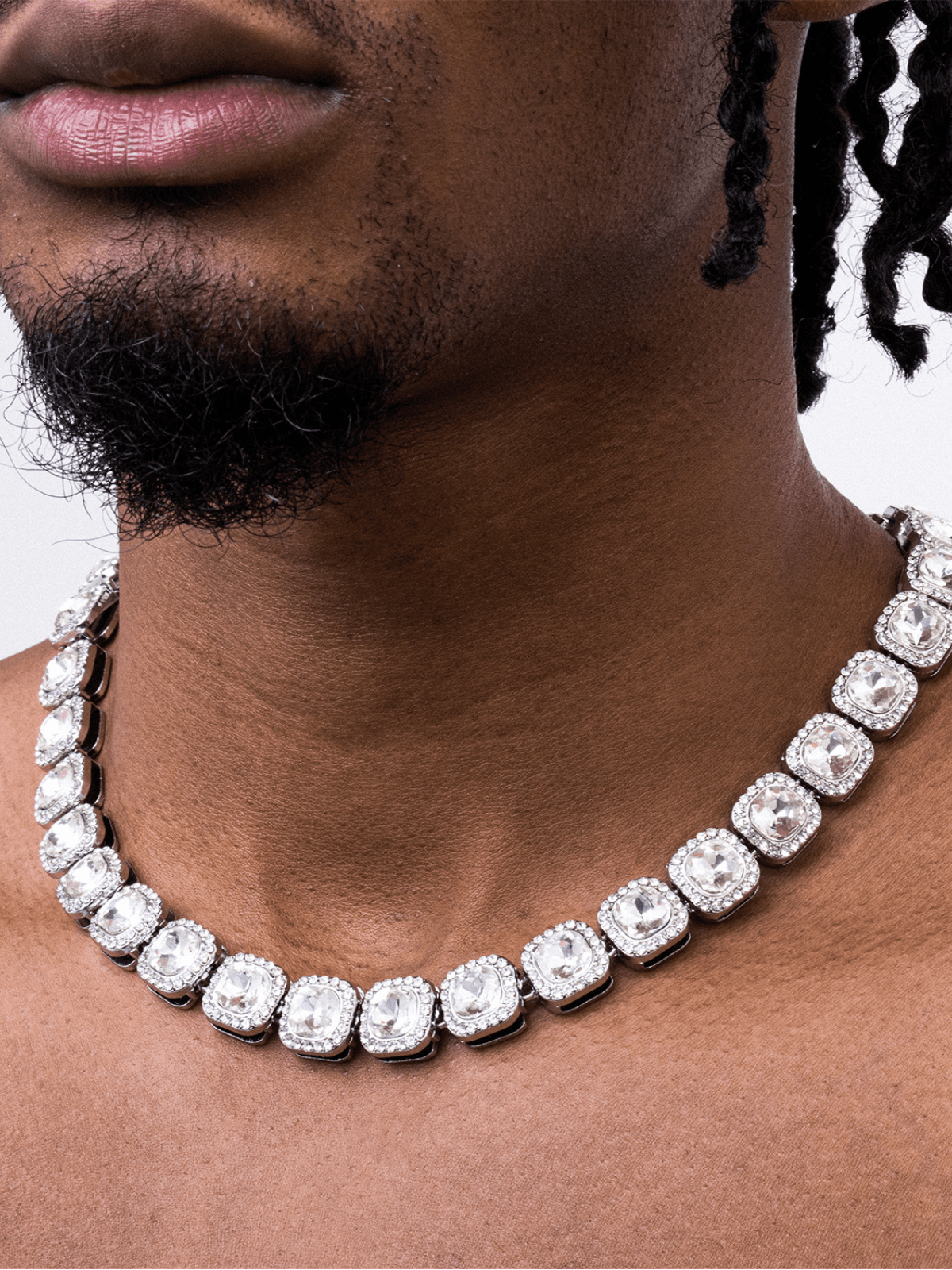 White Gold Tennis Chain