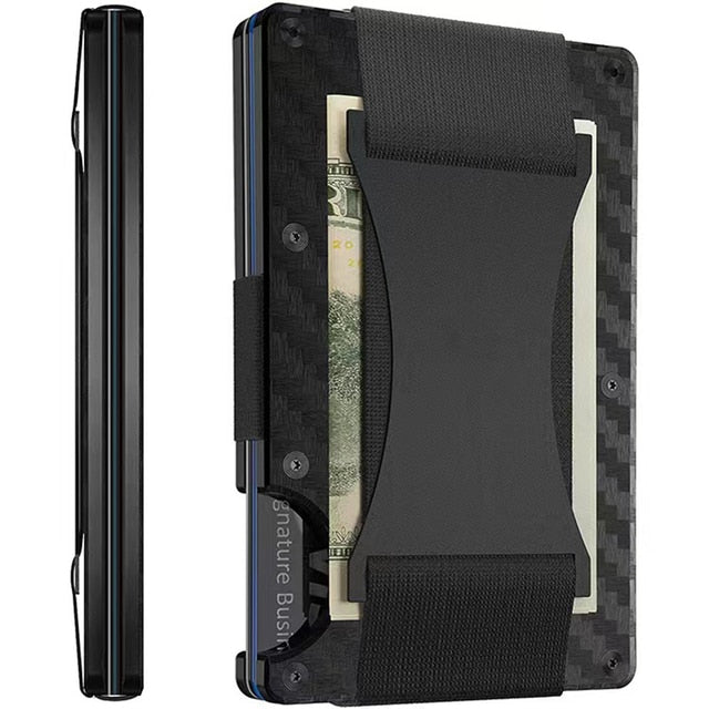 Men Minimalist RFID Blocking Slim Wallet