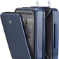 Carry on Luggage with Spinner Wheels Hard Suitcases with Front Pocket & TSA Lock