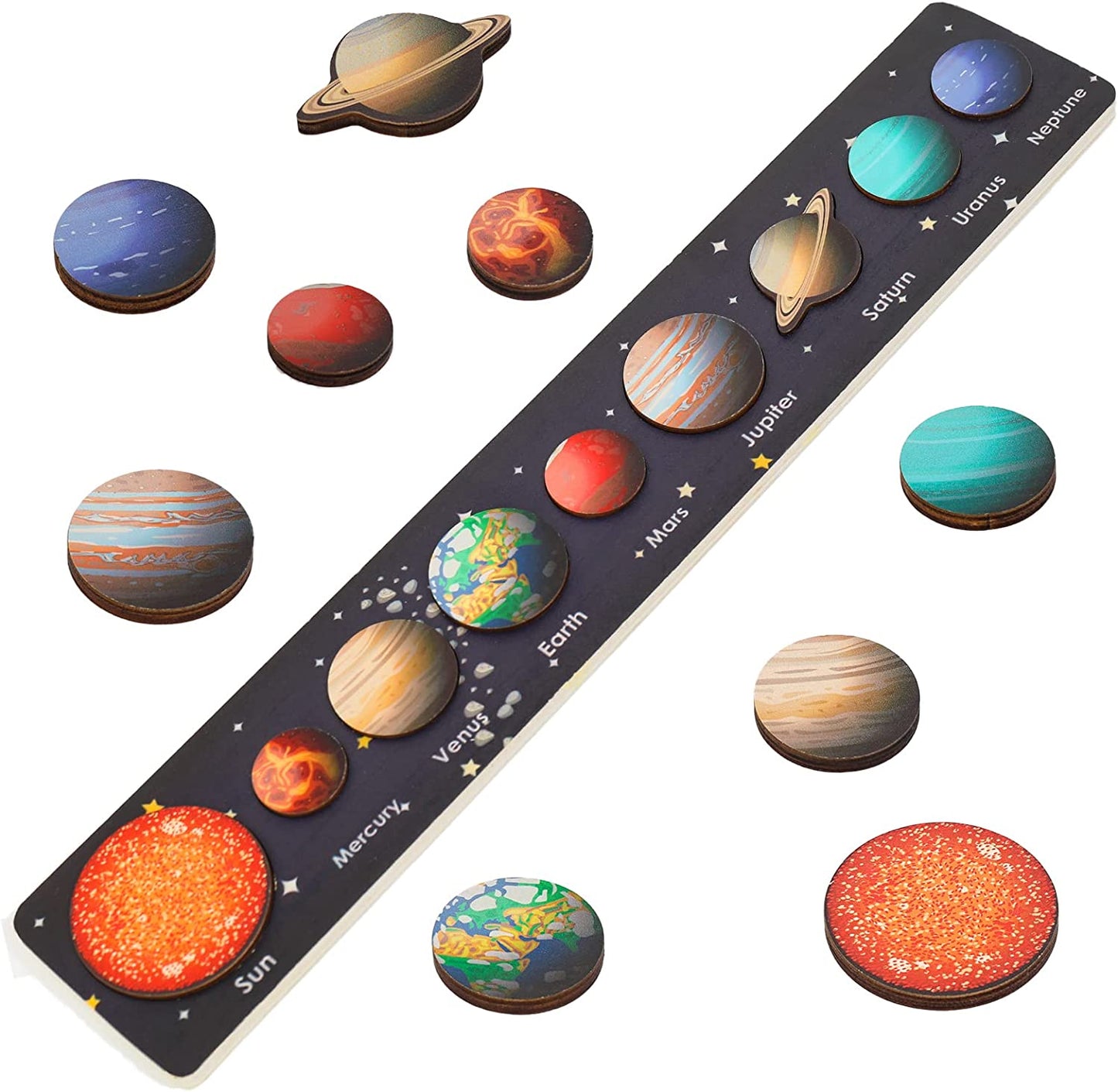 Solar System Puzzles Toys - Toddler's Planets Preschool Learning Activities