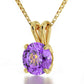 Gemini Necklace 24k Gold Inscribed on Crystal