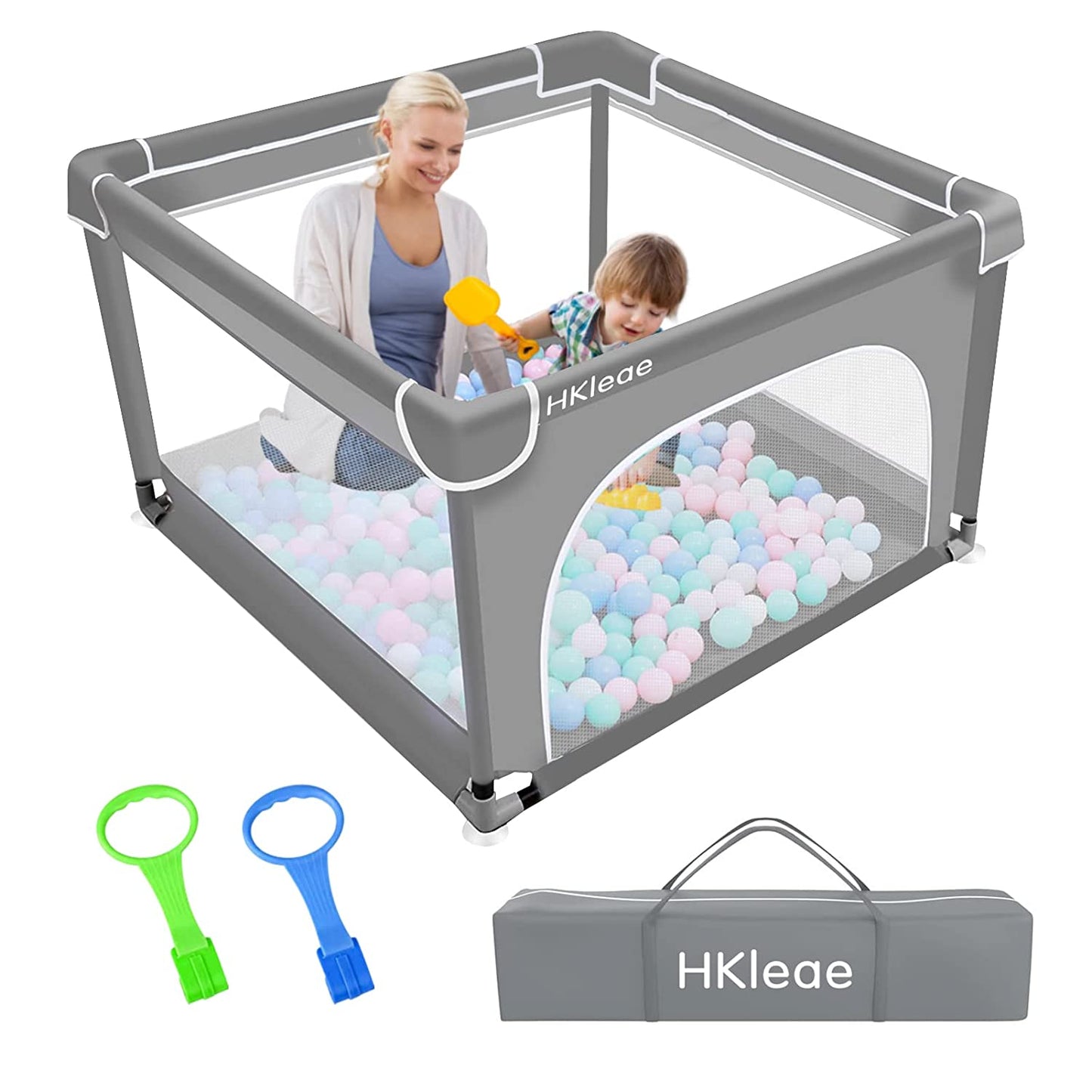 Baby Playpen - Playpen for Babies and Toddlers with Anti-Slip Base