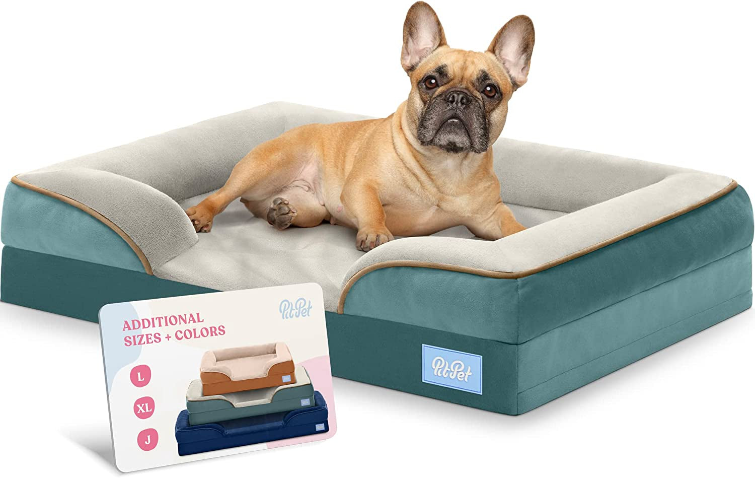 Dog Sofa Bed - Ultra Comfortable Breathable Dog Beds & Waterproof Neck Support