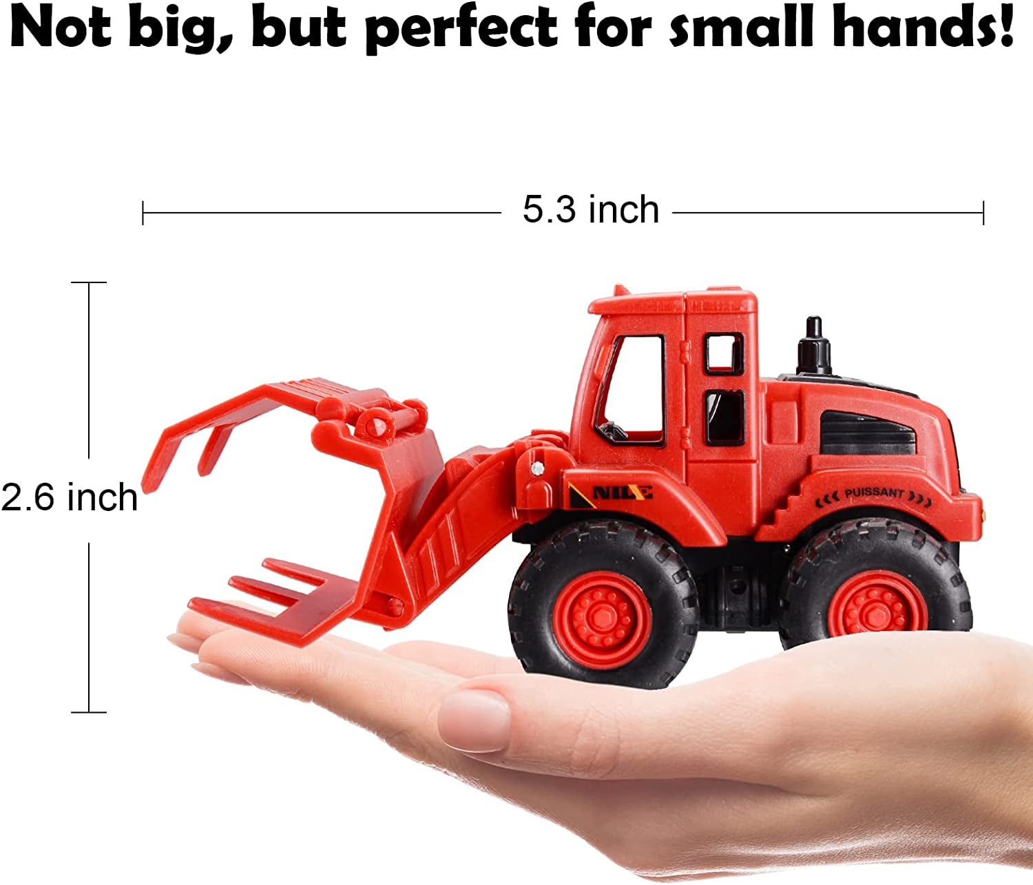 Toddlers Construction Toys - Friction Powered Construction Truck Toys Sand Toys Trucks