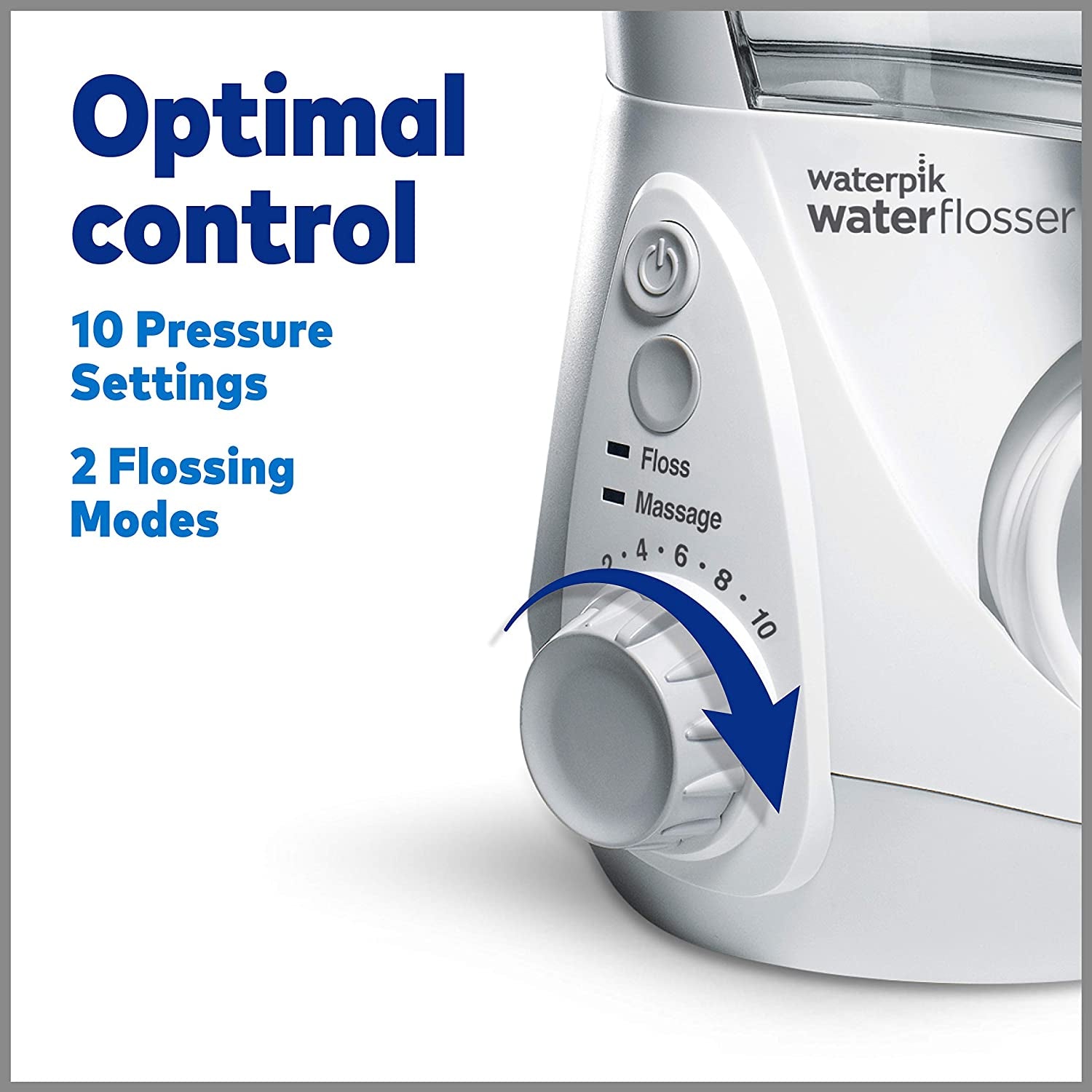 Professional Water Flosser - Gums and Braces Dental Care with 10 Settings ADA Accepted