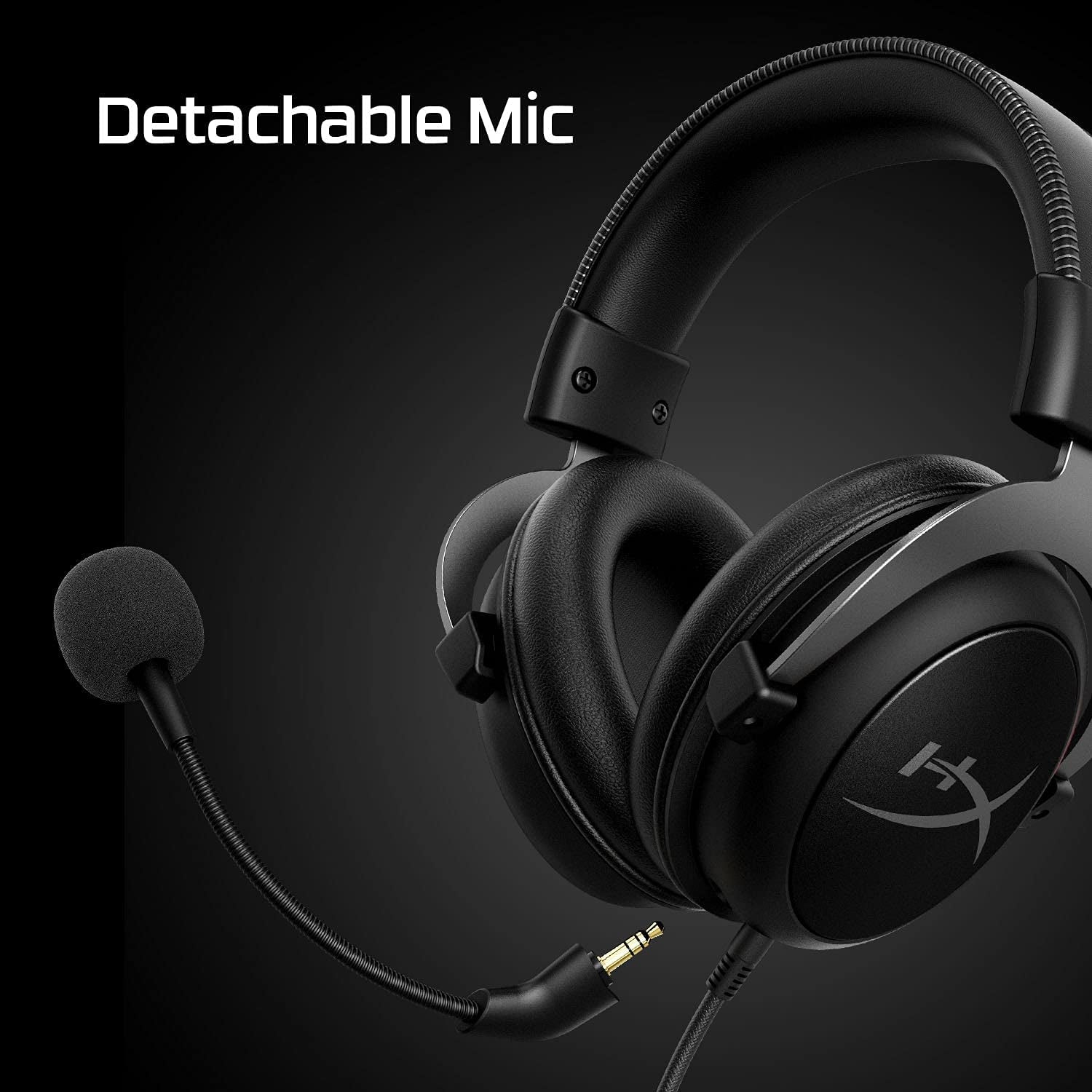 Gaming Headset 7.1 Surround Sound - Memory Foam Ear Pads Aluminum Frame Detachable Microphone Works with PC PS5 PS4 Xbox Series X