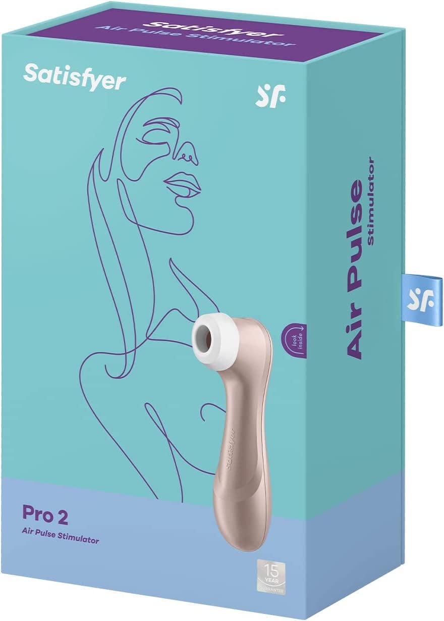 Pro 2 Air-Pulse Clitoris Stimulator - Waterproof & Rechargeable Non-Contact Clitoral Stimulator