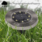 Garden and Patio Solar Powered Lights - 8 LED Waterproof Outdoor Solar Lights