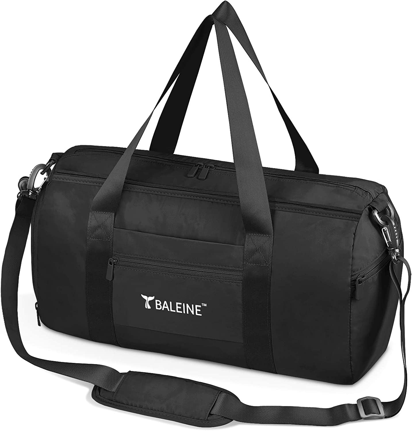 Women & Men Gym Bag - Sports Duffel Bag Waterproof Carry on Gym Bag