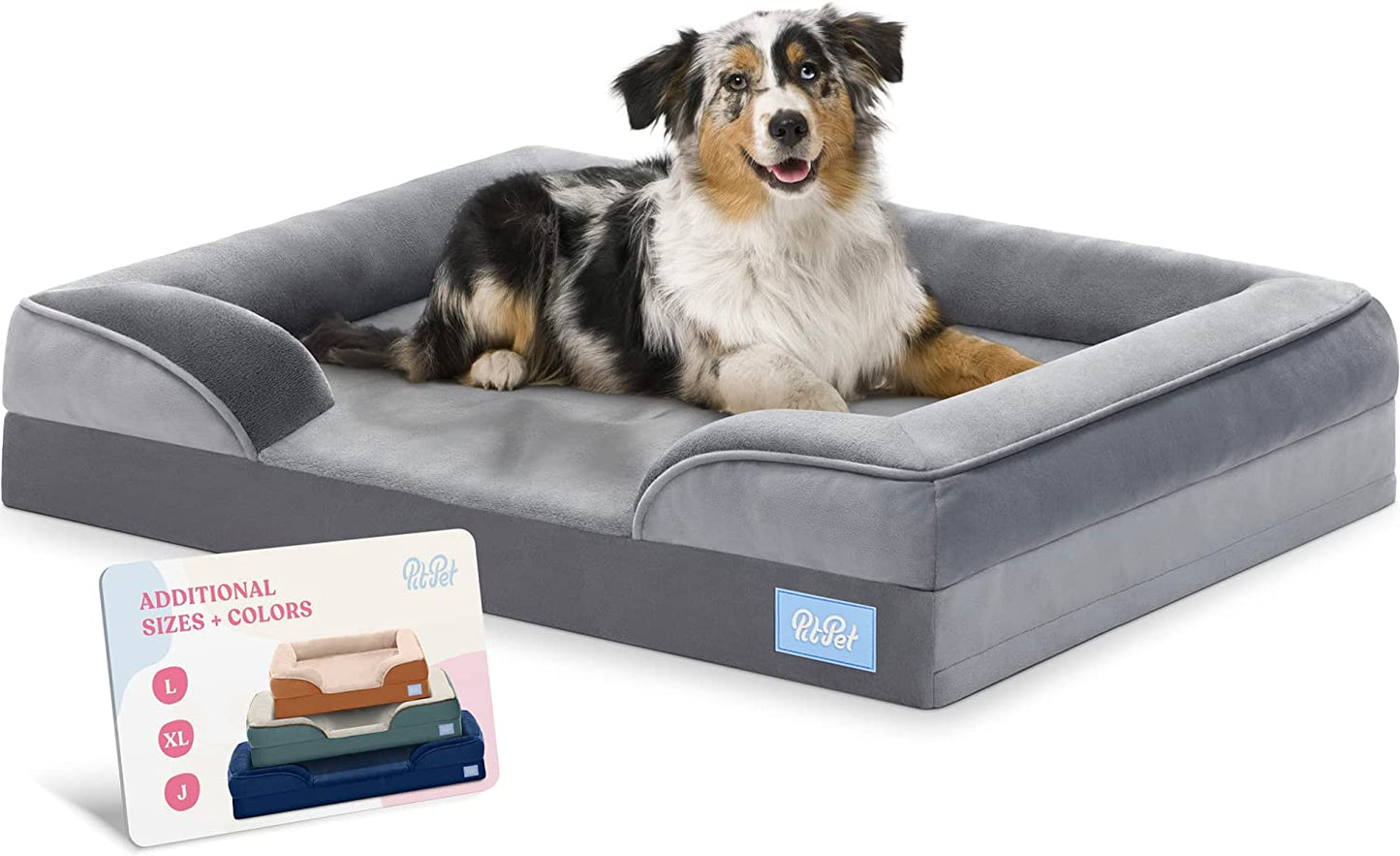 Dog Sofa Bed - Ultra Comfortable Breathable Dog Beds & Waterproof Neck Support