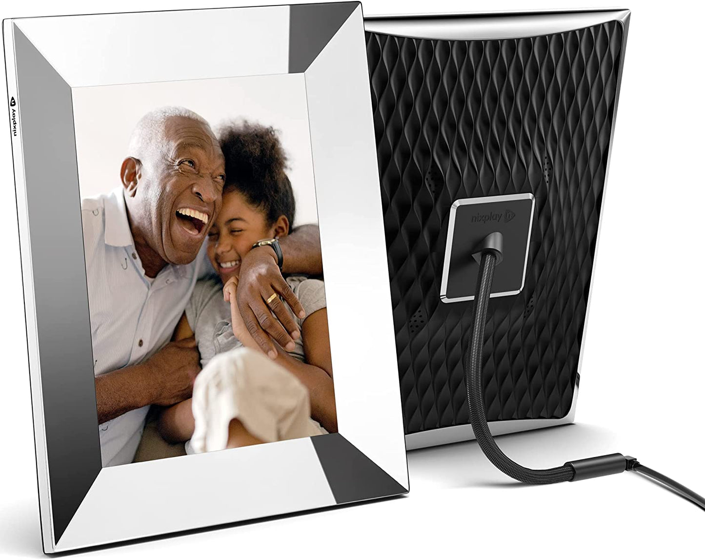 Smart Digital Picture Frame - Share Video Clips and Photos Instantly via E-Mail or App