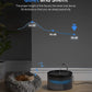 Cat Water Fountain - Pet Silent Water Fountain Built-In Led Light Activated