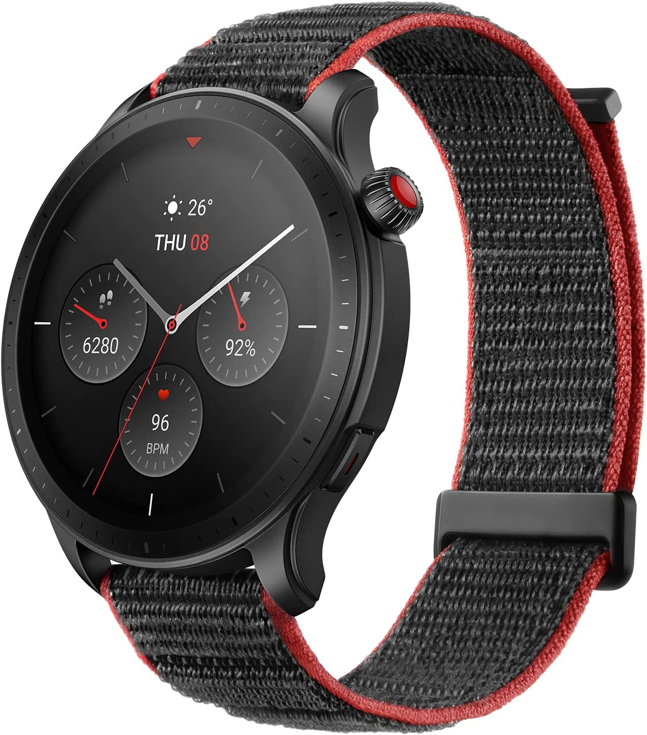 Men Smartwatch - Android & iPhone Dual-Band GPS Alexa Built-In Bluetooth Calls 150+ Sports Modes 14-Day Battery Life