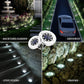 Garden and Patio Solar Powered Lights - 8 LED Waterproof Outdoor Solar Lights