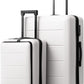 Luggage Suitcase Set - Carry on ABS+PC Spinner Trolley with Pocket
