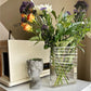 Book Vase for Flowers Aesthetic Room Decor - Artistic and Cultural Decorative Acrylic Vase