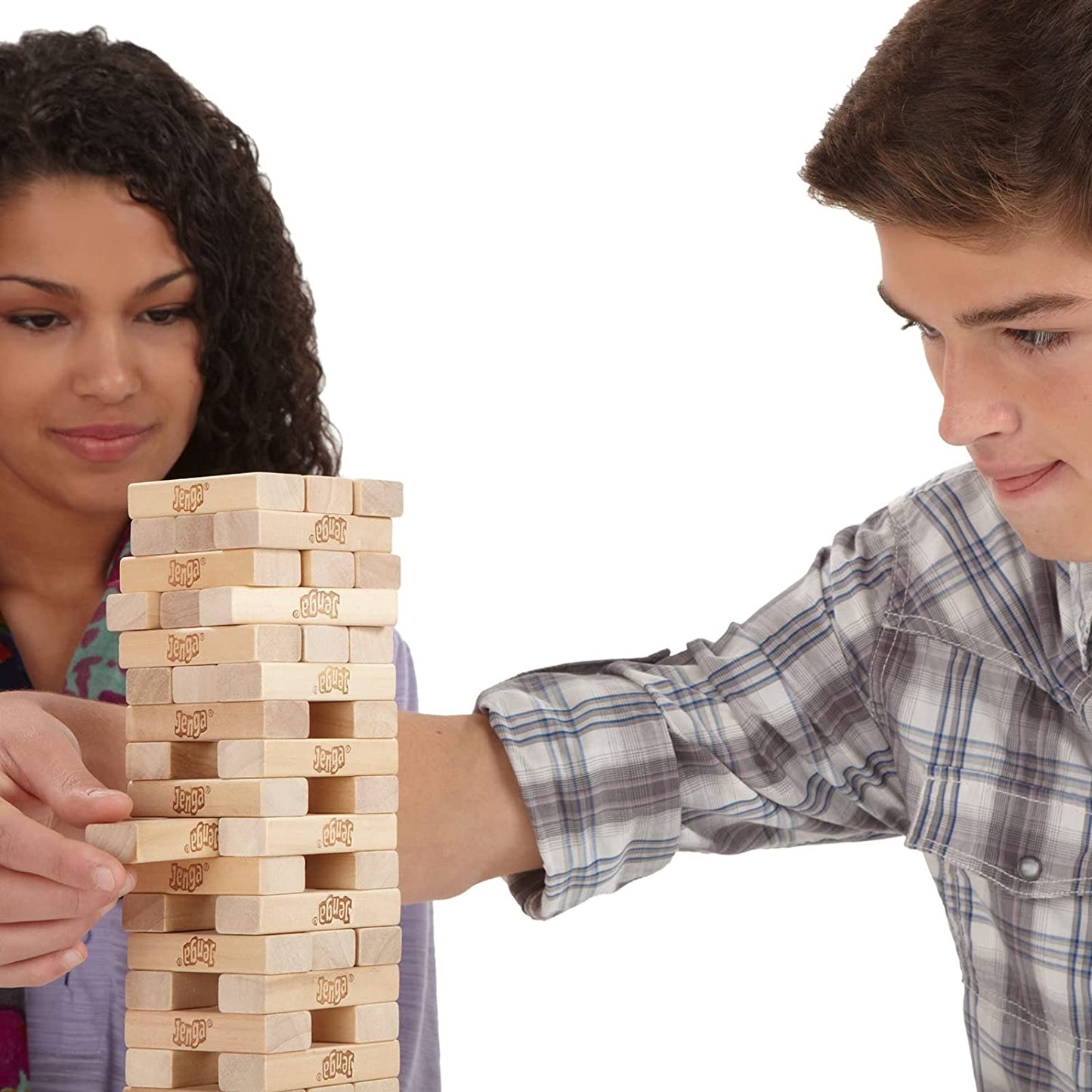 Jenga - Classic Game with Genuine Hardwood Blocks Stacking Tower Game