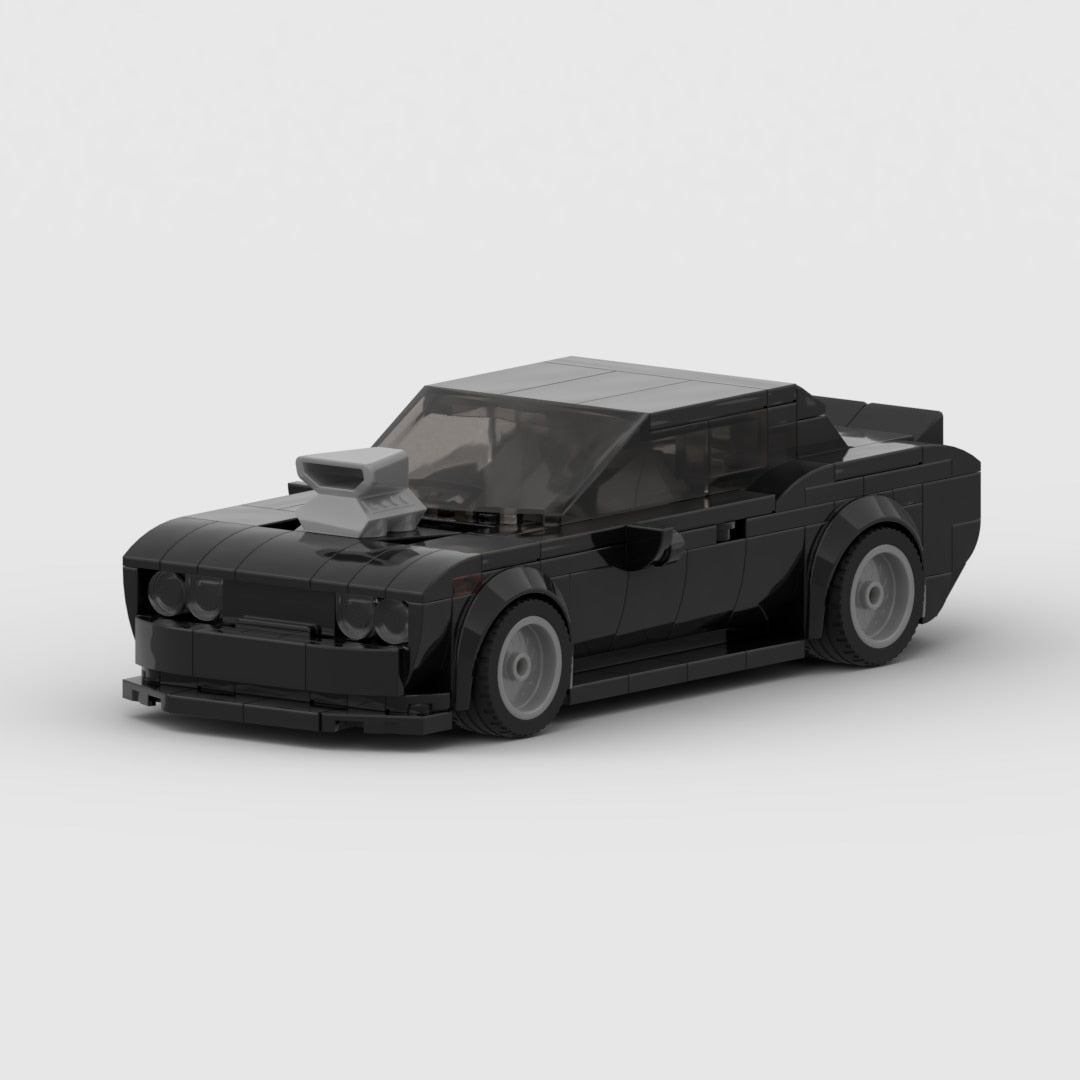 Dodge Challenger Building Lego Blocks Brick