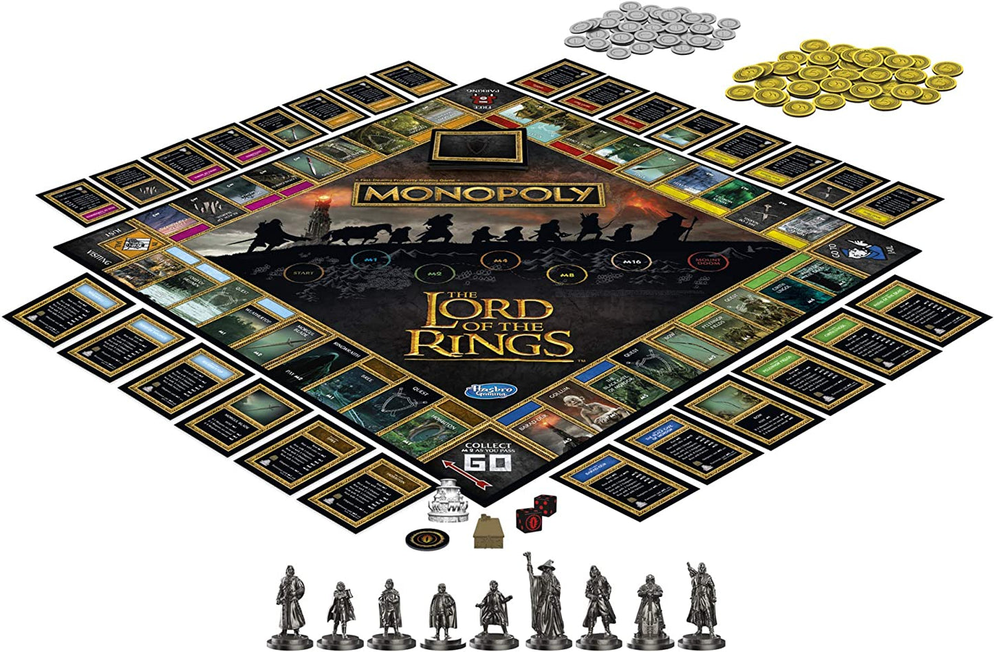 Monopoly - the Lord of the Rings Edition Board Game Play as a Member of the Fellowship