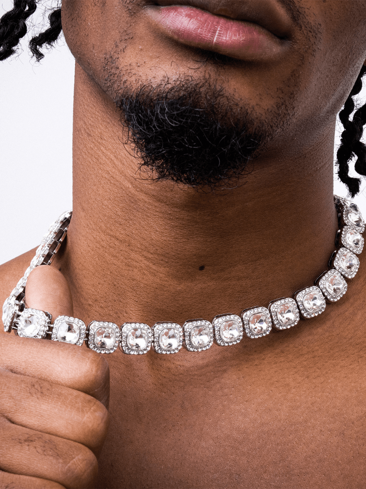 White Gold Tennis Chain