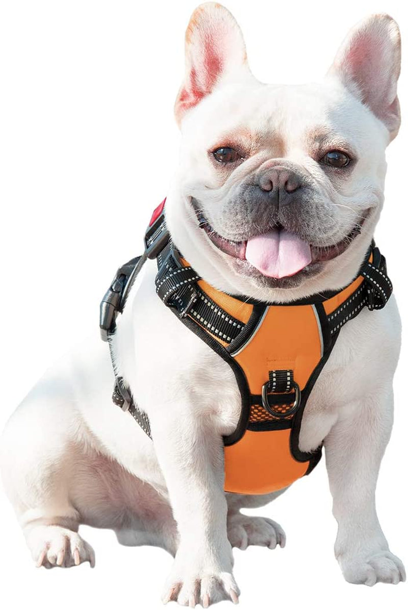 No Pull Dog Harness - Reflective Harness Vest with Adjustable Handle