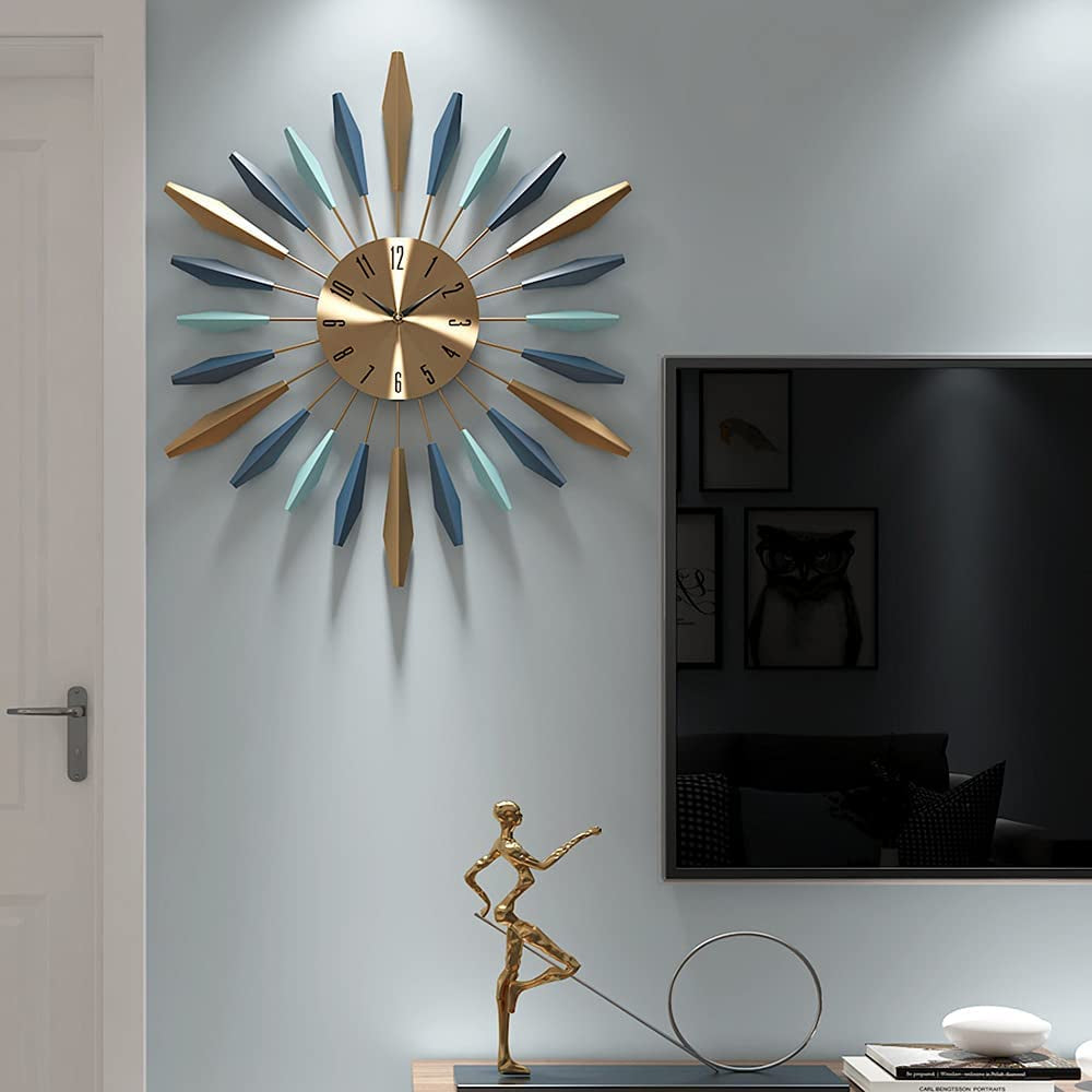 SilenvtWall Clock - Non-Ticking Large Clocks