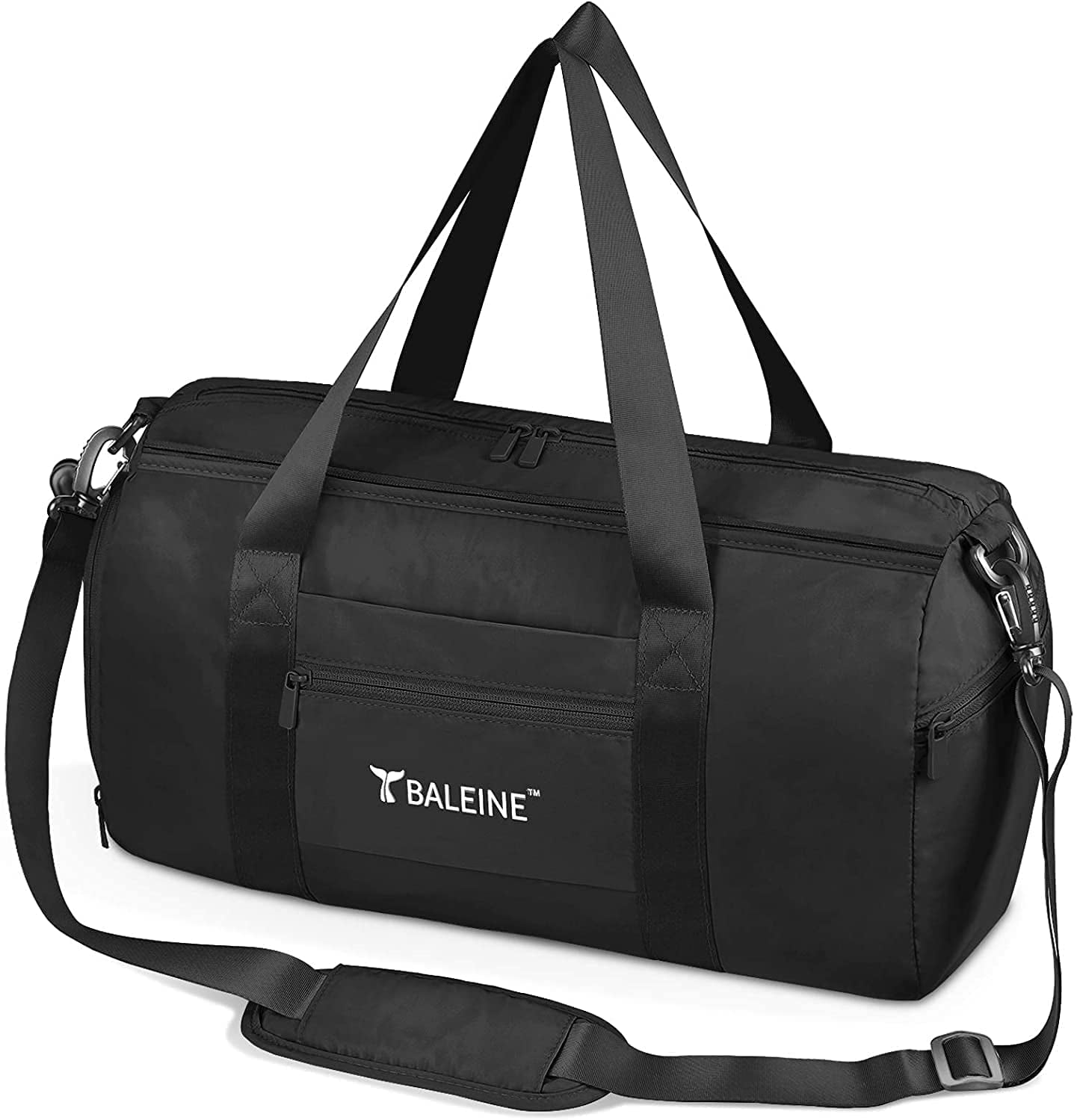 Women & Men Gym Bag - Sports Duffel Bag Waterproof Carry on Gym Bag